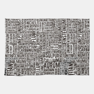 Chemical Elements Kitchen Towel