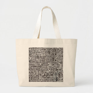 Chemical Elements Large Tote Bag