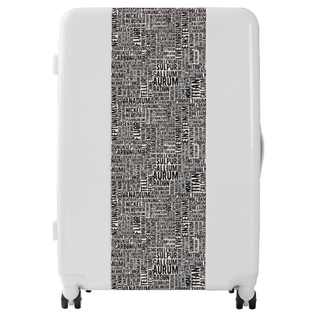 Chemical Elements Luggage (Front)
