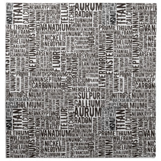 Chemical Elements Napkin