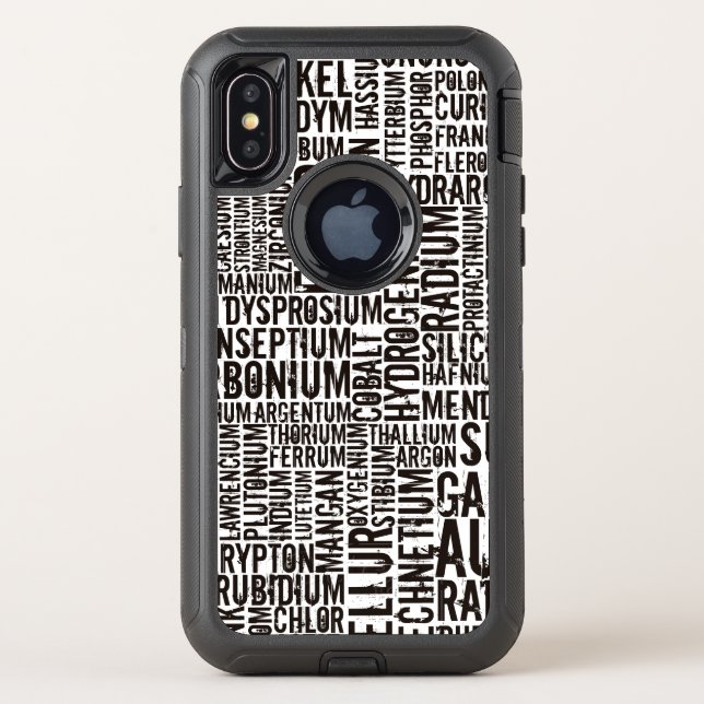 Chemical Elements... Otterbox iPhone Case (Back)