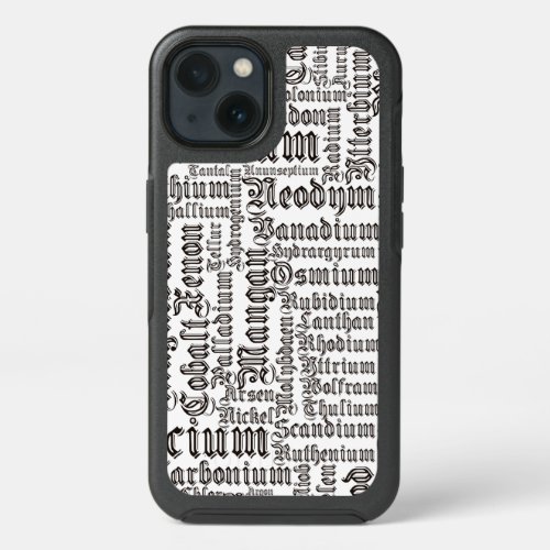 Chemical Elements iPhone 13 Case