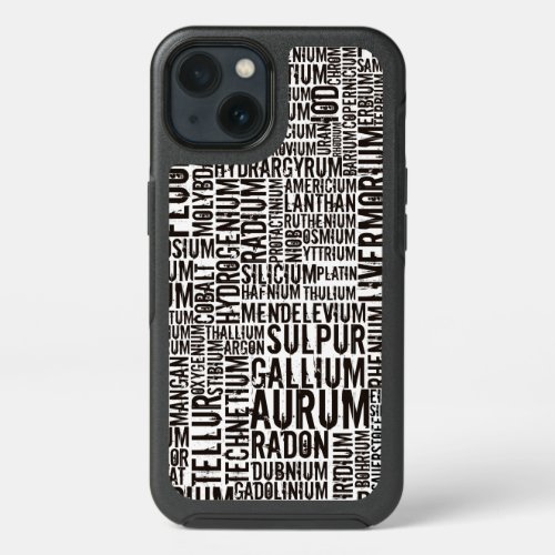 Chemical Elements iPhone 13 Case