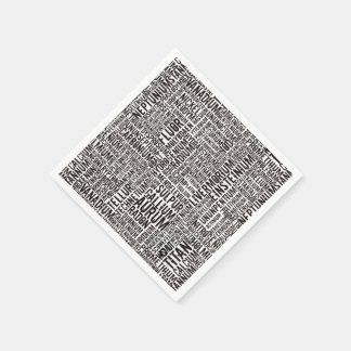 Chemical Elements Paper Napkins