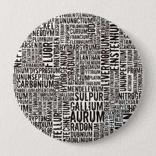 Chemical Elements Pinback Button