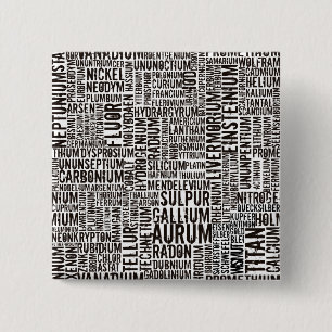 Chemical Elements Pinback Button