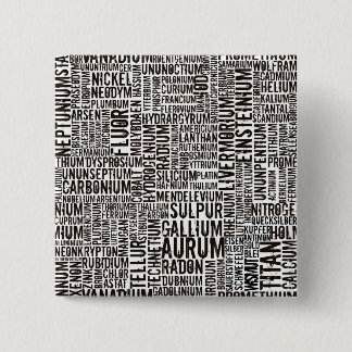 Chemical Elements Pinback Button