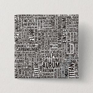 Chemical Elements Pinback Button