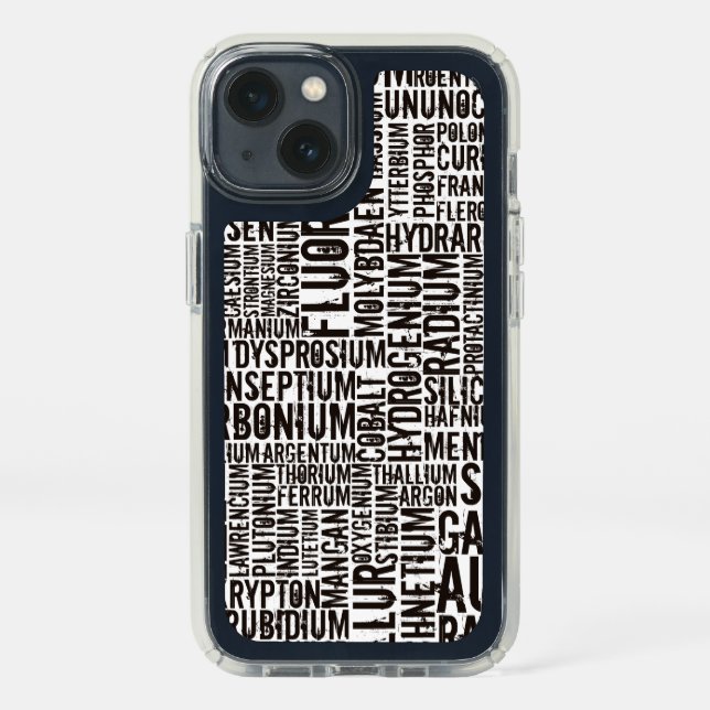 Chemical Elements Speck iPhone 13 Case (Front)