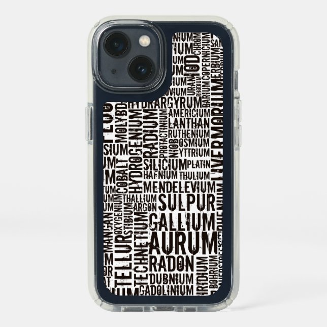 Chemical Elements Speck iPhone 13 Case (Front)