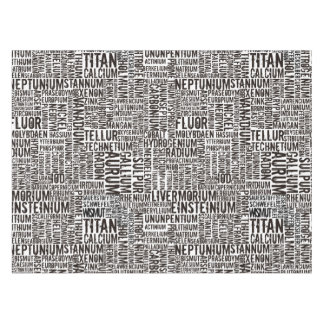 Chemical Elements Tablecloth