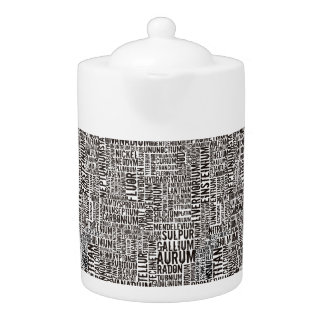 Chemical Elements Teapot