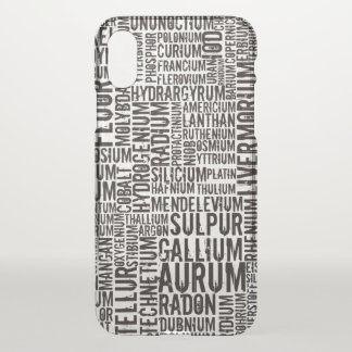 Chemical Elements... iPhone X Case