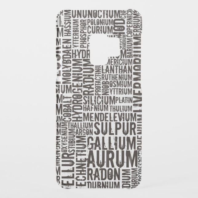 Chemical Elements Uncommon Samsung Galaxy Case (Back)