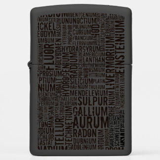 Chemical Elements... Zippo Lighter