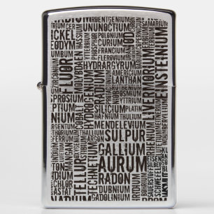 Chemical Elements Zippo Lighter