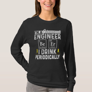 Chemical Engineer Beer Periodically Engineering T-Shirt