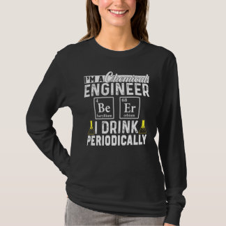 Chemical Engineer Beer Periodically Engineering T-Shirt