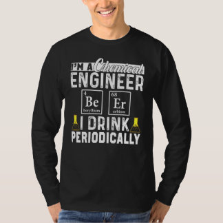 Chemical Engineer Beer Periodically Engineering T-Shirt