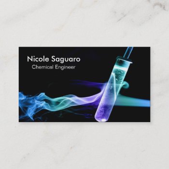 Chemical Engineer Business Card by CalmEnergy at Zazzle