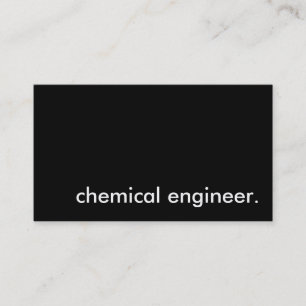 chemical engineer. business card