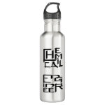 Chemical Engineer Character Stainless Steel Water Bottle