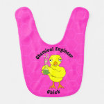 Chemical Engineer Chick Baby Bib