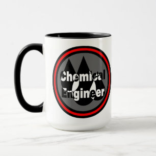 Chemical Engineer Drops Circle Mug