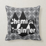 Chemical Engineer Drops Throw Pillow