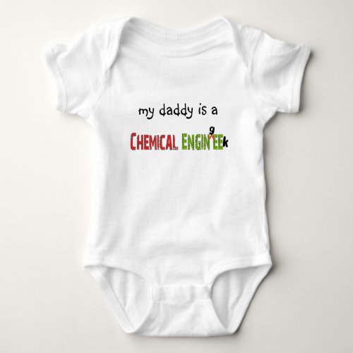 Chemical Engineer EnginGEEK Funny Gifts Baby Bodysuit