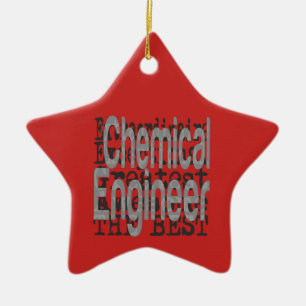 Chemical Engineer Extraordinaire Ceramic Ornament