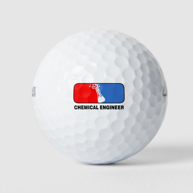 Chemical Engineer League Golf Balls (Front)