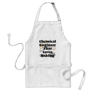 Chemical Engineer Loves Baking Adult Apron