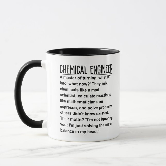 Chemical engineer mug (Left)