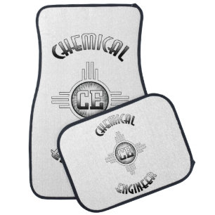Chemical Engineer Retro Car Mat