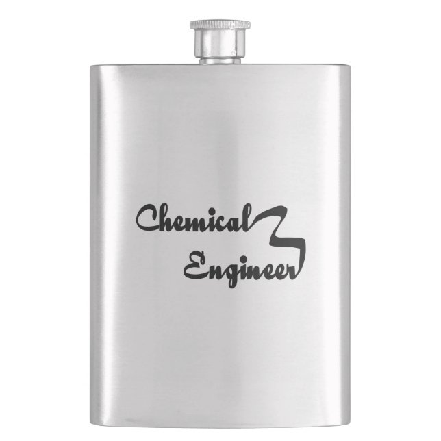 Chemical Engineer Ribbon Flask (Front)