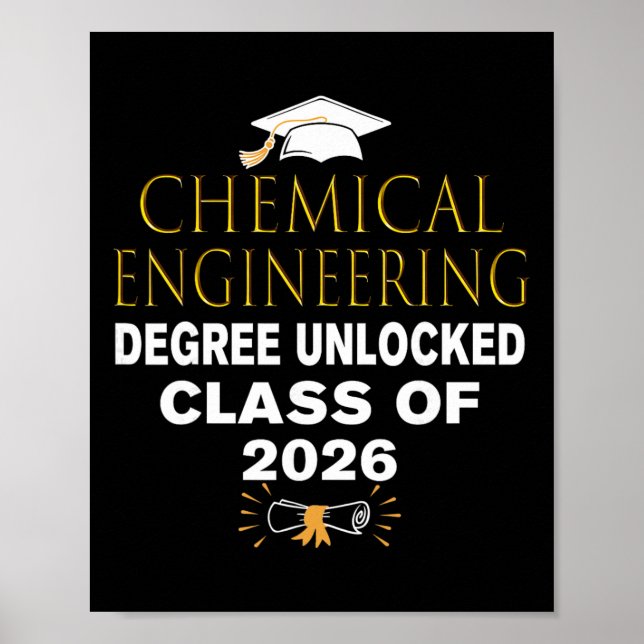 Chemical Engineering Degree Unlocked Cl Of 2026 En Poster (Front)