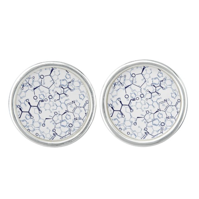 Chemical Formula Chemistry Gifts Cufflinks (Front)