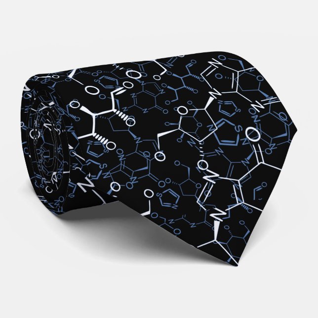 Chemical Formula Chemistry Gifts Neck Tie (Rolled)