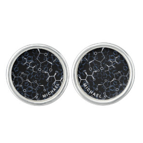 Chemical Formula Chemistry Gifts Personalized Cufflinks
