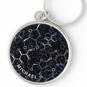 Chemical Formula Chemistry Gifts Personalized Keychain