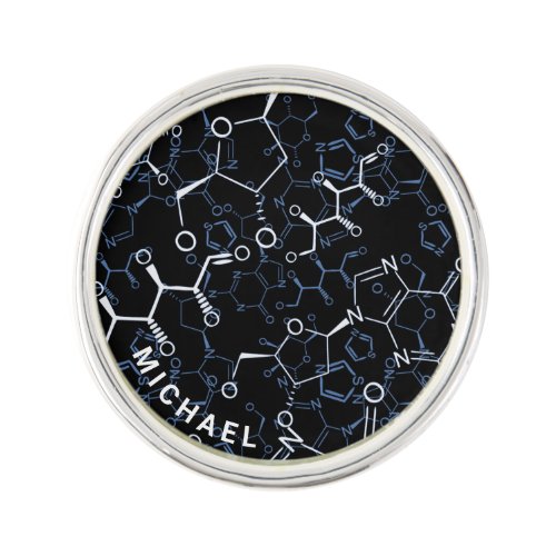 Chemical Formula Chemistry Gifts Personalized Lapel Pin