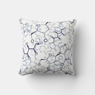 Chemical Formula Chemistry Gifts Throw Pillow