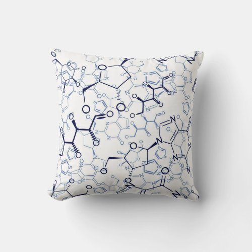 Chemical Formula Chemistry Gifts Throw Pillow