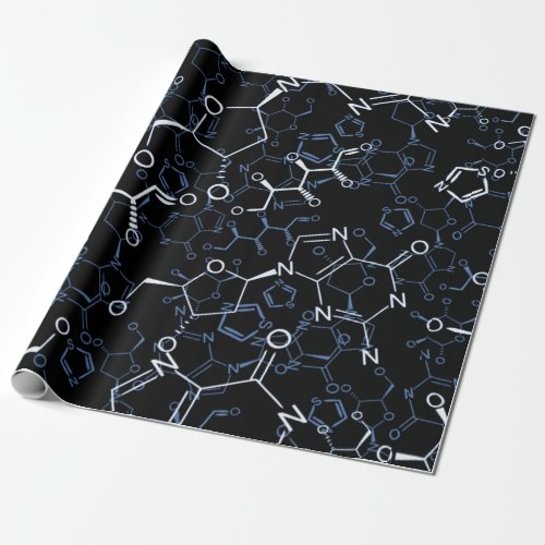 Chemical Formula Chemistry Gifts Wrapping Paper