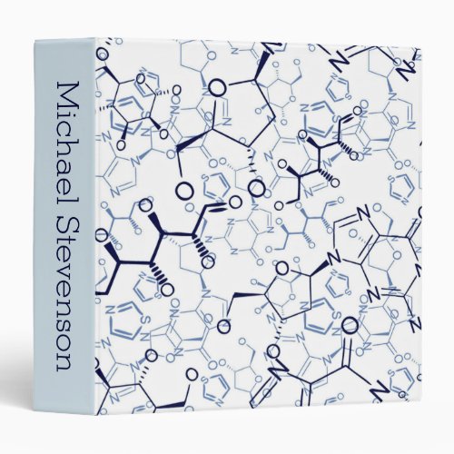 Chemical Formula Chemistry Personalized Gifts 3 Ring Binder