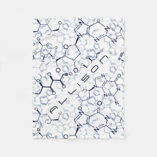 Chemical Formula Chemistry Personalized Gifts Fleece Blanket