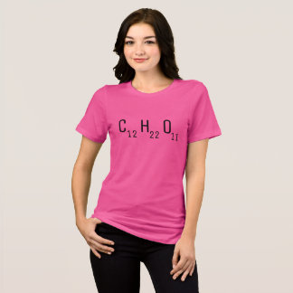 Chemical Formula for Sugar T-Shirt