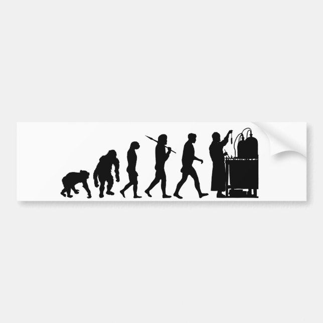 Chemical formula researchers Chemistry Gifts Bumper Sticker (Front)