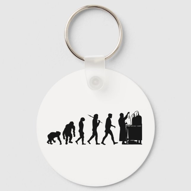 Chemical formula researchers Chemistry Gifts Keychain (Front)